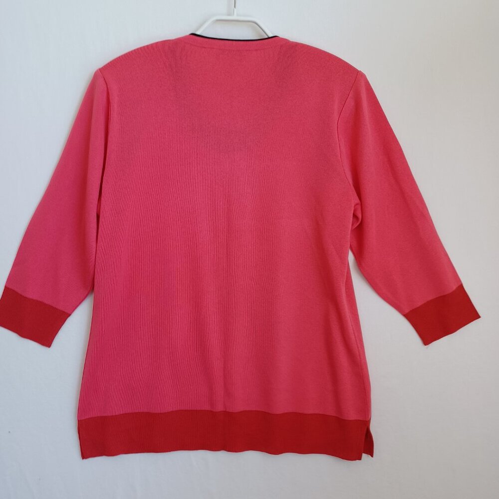 Misook Sweater Set Twin Set Knit Cardigan and Tank Womens Small - Picture 6 of 16